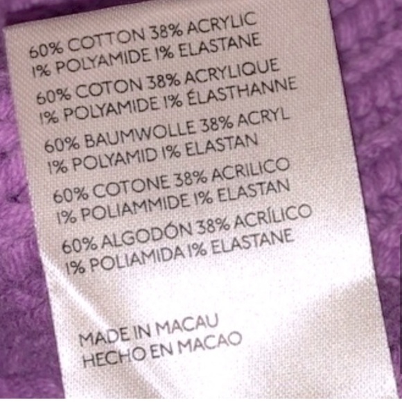 NWT FREE PEOPLE alli v neck oversized sweater  in iris orchid size L-XXL - Picture 5 of 5